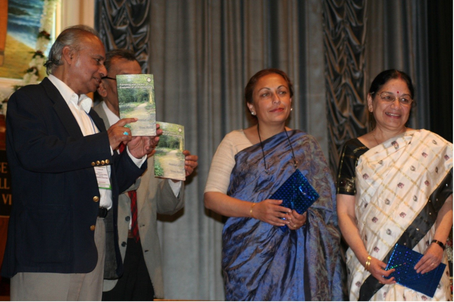 Book release of Travelling with Darwin at the National Academy of Sciences, India, December 2009